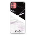 Black & White Marble iPhone 12 mini Ultra Clear Case Fashion