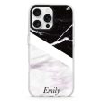 Black & White Marble iPhone Ultra Clear Case For Discount