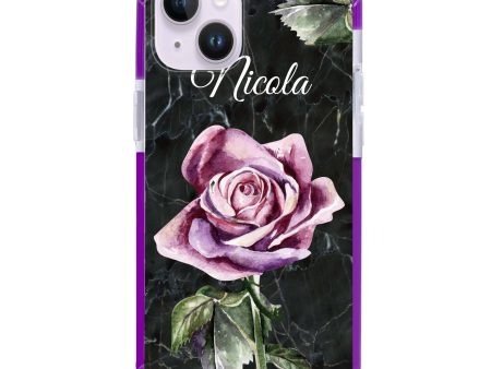 Black Marble Rose iPhone 12 Ultra Shockproof Case Online Hot Sale