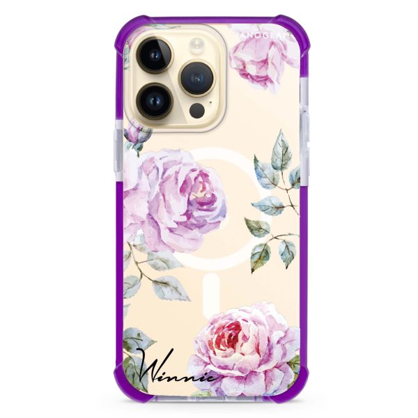 Classic Floral iPhone 12 Pro MagSafe Compatible Ultra Shockproof Case For Discount