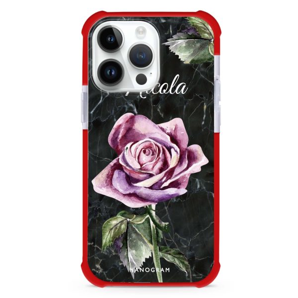 Black Marble Rose iPhone 13 Pro Ultra Shockproof Case Online now