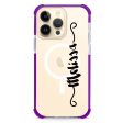 Casual Vertical Name iPhone 12 Pro MagSafe Compatible Ultra Shockproof Case on Sale