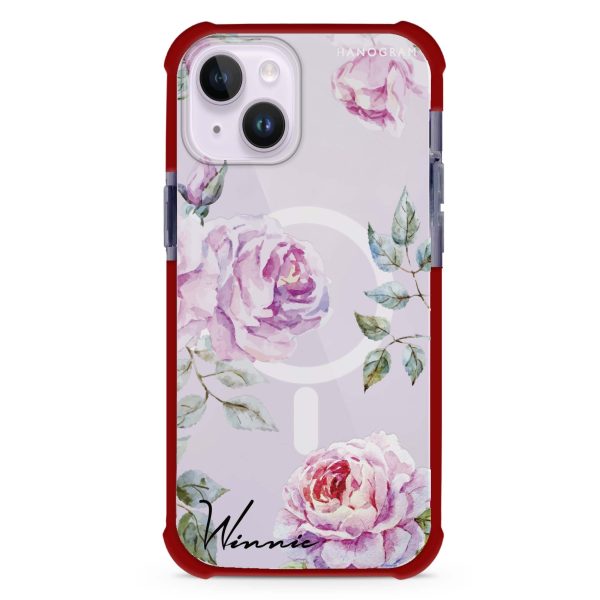 Classic Floral iPhone 12 MagSafe Compatible Ultra Shockproof Case For Cheap