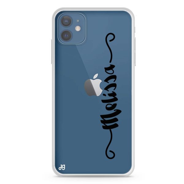 Casual Vertical Name iPhone 12 mini Ultra Clear Case Online Hot Sale