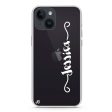 Casual Vertical Name iPhone 14 Ultra Clear Case Supply