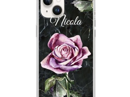 Black Marble Rose iPhone 12 MagSafe Compatible Ultra Clear Case Online