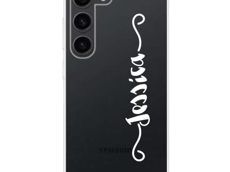 Casual Vertical Name Samsung Galaxy Ultra Clear Case Online