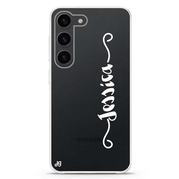 Casual Vertical Name Samsung Galaxy Ultra Clear Case Online