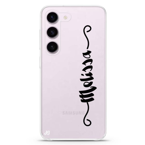 Casual Vertical Name Samsung Galaxy Ultra Clear Case Online