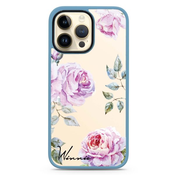 Classic Floral iPhone 13 Pro Impact Guard Bumper Case Cheap