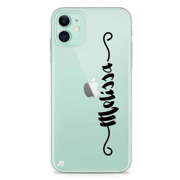 Casual Vertical Name iPhone 11 Ultra Clear Case Hot on Sale