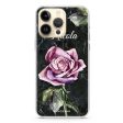 Black Marble Rose iPhone 13 Pro MagSafe Compatible Ultra Clear Case Fashion