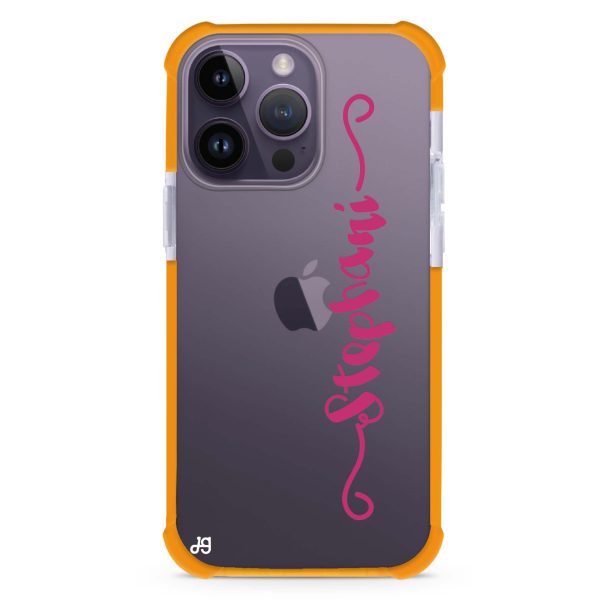 Casual Vertical Name iPhone 12 Pro Max Ultra Shockproof Case Online now