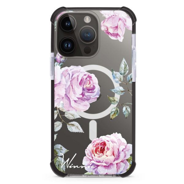 Classic Floral iPhone 13 Pro MagSafe Compatible Ultra Shockproof Case Discount