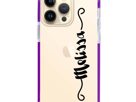 Casual Vertical Name iPhone 12 Pro Max Ultra Shockproof Case Online now