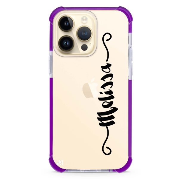 Casual Vertical Name iPhone 12 Pro Max Ultra Shockproof Case Online now