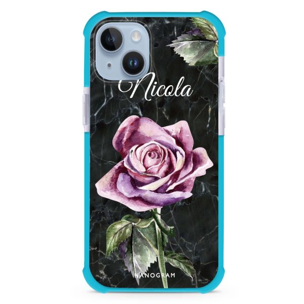 Black Marble Rose iPhone 12 Ultra Shockproof Case Online Hot Sale