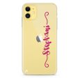 Casual Vertical Name iPhone 11 Ultra Clear Case Hot on Sale