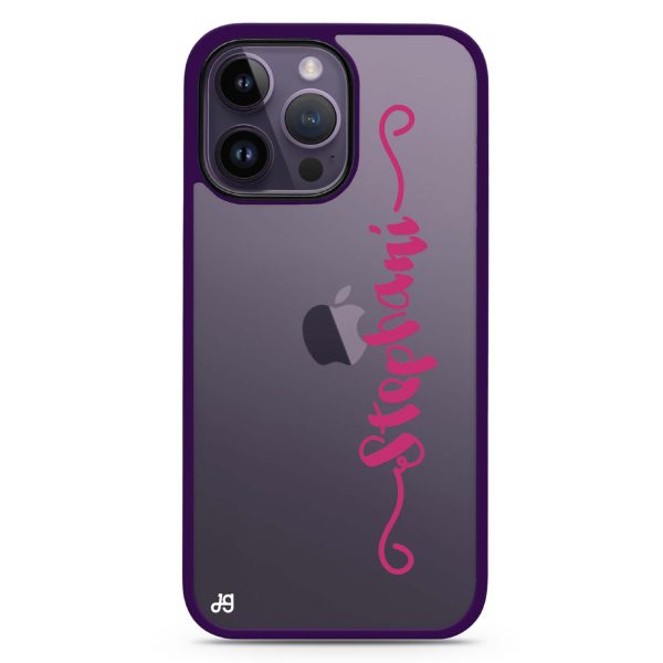 Casual Vertical Name iPhone 15 Pro Impact Guard Bumper Case Online Sale