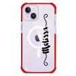 Casual Vertical Name iPhone 14 Plus MagSafe Compatible Ultra Shockproof Case Online