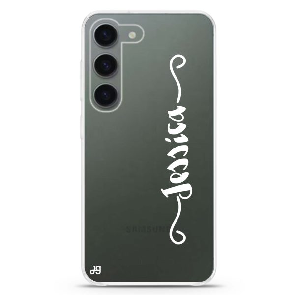 Casual Vertical Name Samsung Galaxy Ultra Clear Case Online