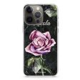 Black Marble Rose iPhone 13 Pro MagSafe Compatible Ultra Clear Case Fashion