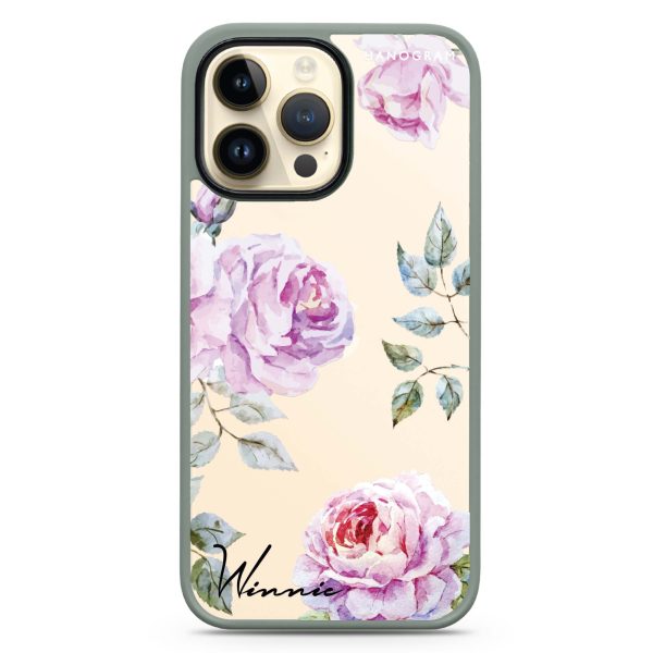 Classic Floral iPhone 13 Pro Impact Guard Bumper Case Cheap