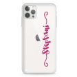 Casual Vertical Name iPhone 12 Pro Ultra Clear Case Discount