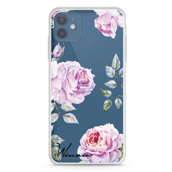 Classic Floral iPhone 12 mini Ultra Clear Case For Cheap