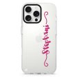 Casual Vertical Name iPhone 14 Pro Ultra Clear Case Online Sale