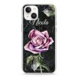 Black Marble Rose iPhone 13 Ultra Clear Case Online now