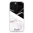 Black & White Marble iPhone Ultra Clear Case For Discount