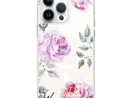 Classic Floral iPhone 13 Pro Max MagSafe Compatible Ultra Clear Case Online Hot Sale