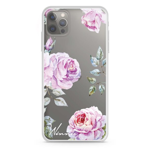 Classic Floral iPhone 12 Pro Max Ultra Clear Case Online now