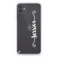 Casual Vertical Name iPhone 12 mini Ultra Clear Case Online Hot Sale