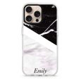 Black & White Marble iPhone Ultra Clear Case For Discount