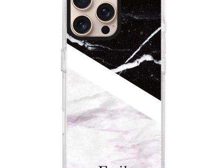 Black & White Marble iPhone Ultra Clear Case For Discount