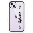 Casual Vertical Name iPhone 14 Plus Impact Guard Bumper Case Online now