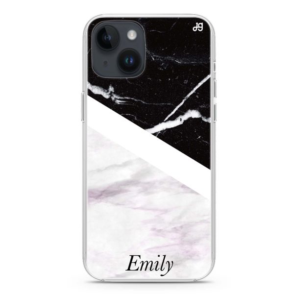 Black & White Marble iPhone 14 Plus Ultra Clear Case Supply