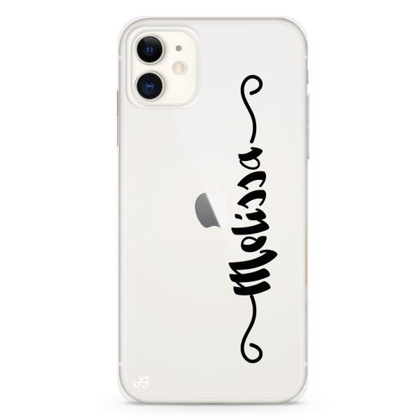 Casual Vertical Name iPhone 11 Ultra Clear Case Hot on Sale