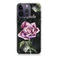 Black Marble Rose iPhone 13 Pro MagSafe Compatible Ultra Clear Case Fashion