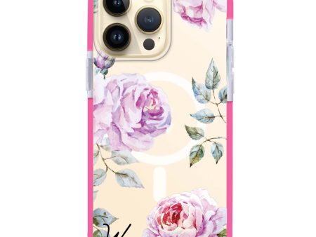 Classic Floral iPhone 14 Pro MagSafe Compatible Ultra Shockproof Case Discount