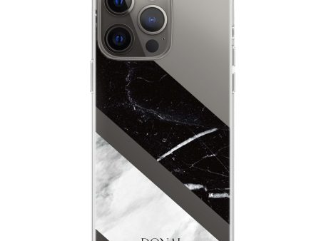 B & W Marble iPhone 14 Pro Max Ultra Clear Case Sale