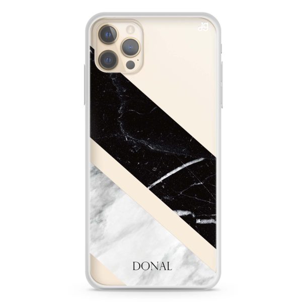 B & W Marble iPhone 12 Pro Max Ultra Clear Case Online Hot Sale