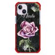 Black Marble Rose iPhone 14 Plus MagSafe Compatible Ultra Shockproof Case Online now