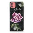 Black Marble Rose iPhone 12 mini Ultra Clear Case on Sale