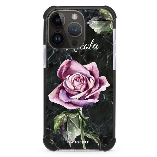 Black Marble Rose iPhone 13 Pro Max Ultra Shockproof Case Supply