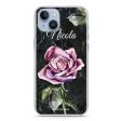 Black Marble Rose iPhone 14 MagSafe Compatible Ultra Clear Case For Discount