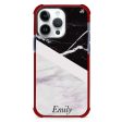 Black & White Marble iPhone 12 Pro Ultra Shockproof Case For Cheap