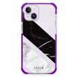 B & W Marble iPhone 14 Plus Ultra Shockproof Case Cheap